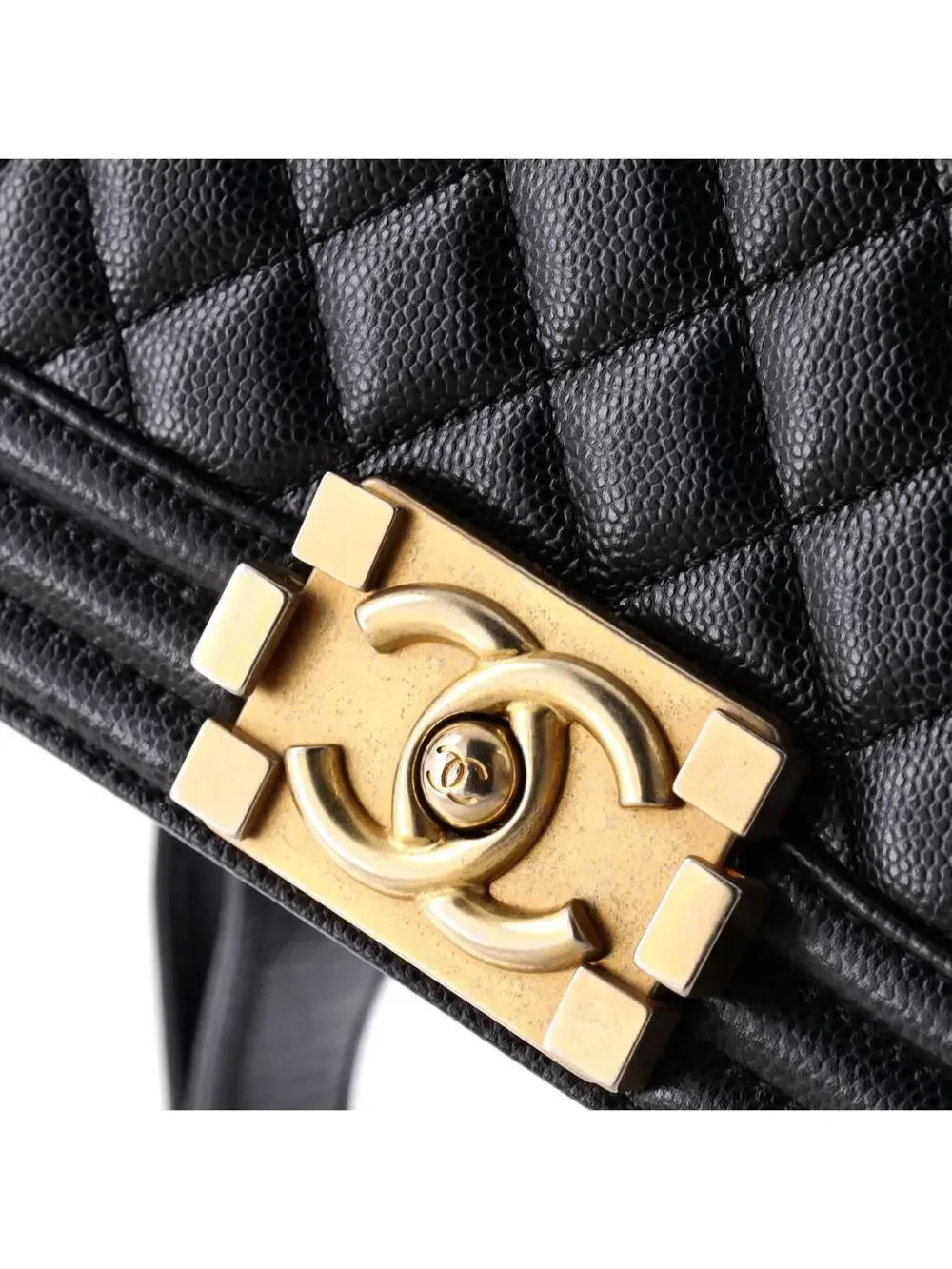Chanel Boy Flap Bag Quilted Caviar #339410C47B